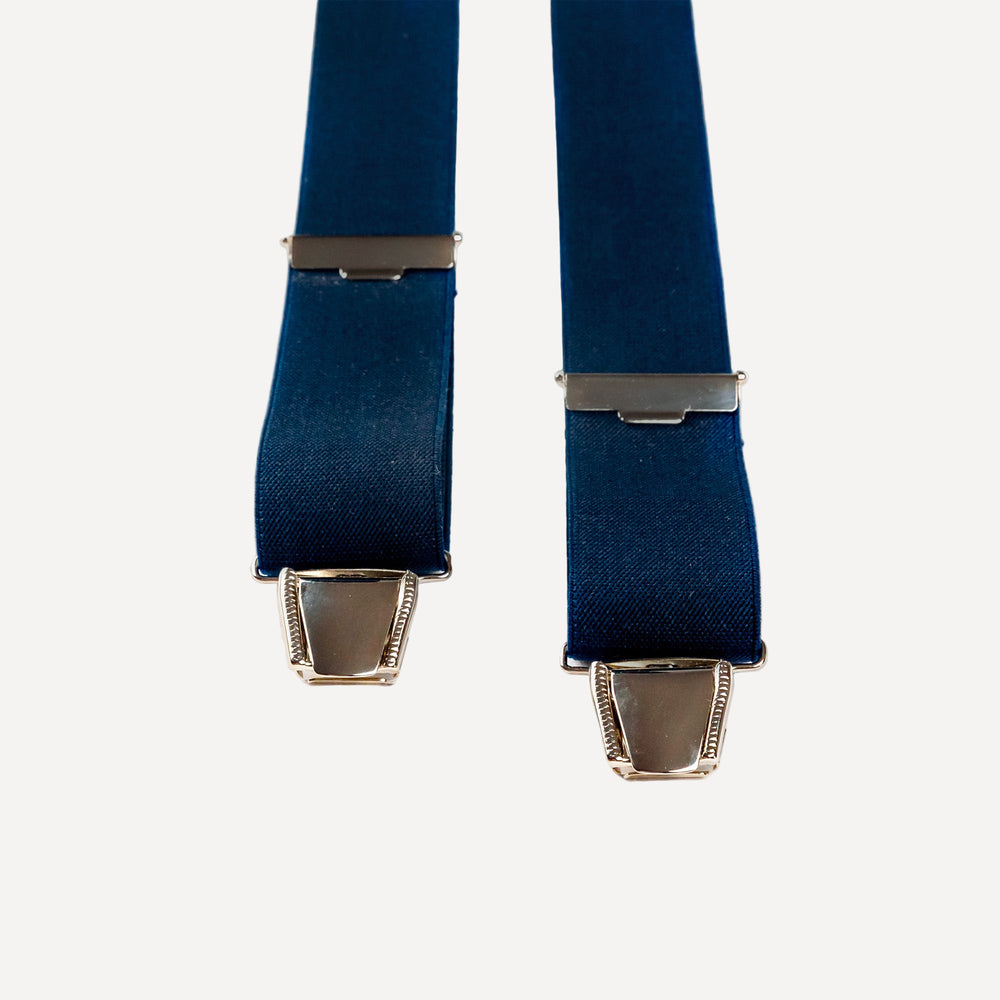 
                  
                    Bretelle Unie Bleu Marine Charles pince
                  
                