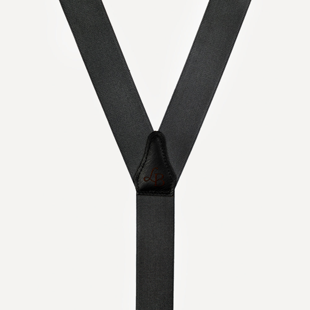 
                  
                    Bretelle Unie Gris Sombre Victor cuir
                  
                