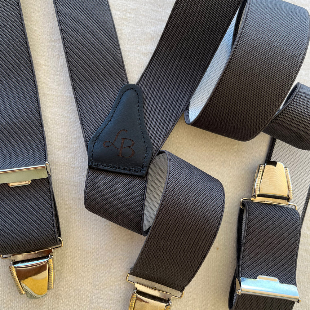 Bretelle Unie Gris Sombre Victor ensemble