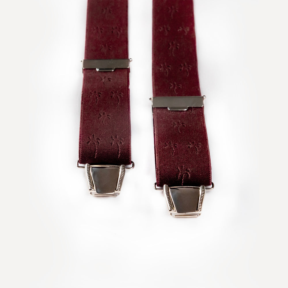 
                  
                    Bretelle fantaisie bordeaux Palmier Matteo patte
                  
                