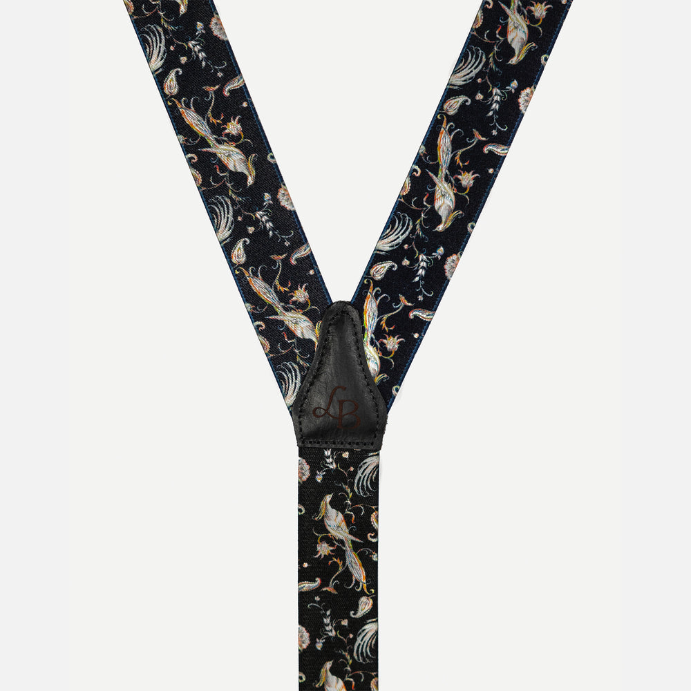 
                  
                    Bretelle fantaisie noir phenix Arsene cuir
                  
                