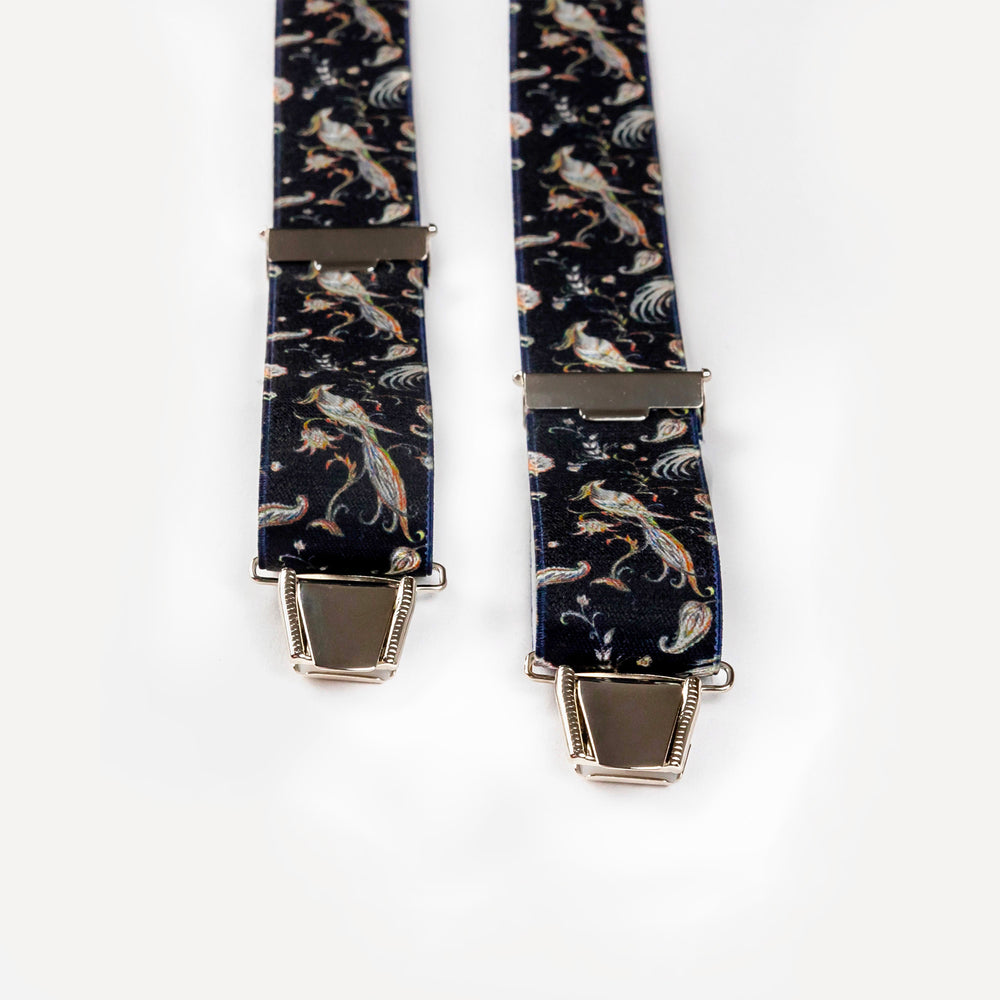 
                  
                    Bretelle fantaisie noir phenix Arsene pince
                  
                