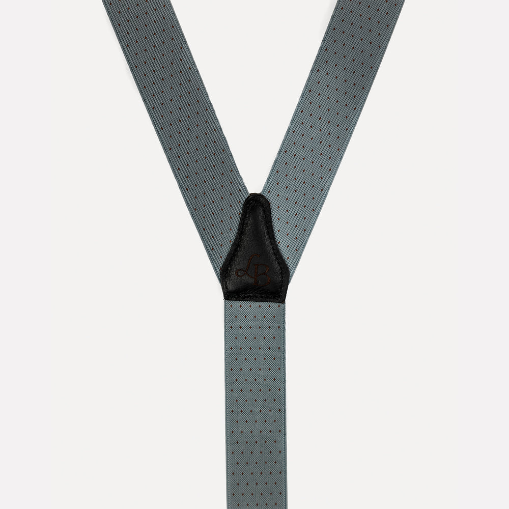 
                  
                    Bretelle gris bleute point etienne cuir
                  
                
