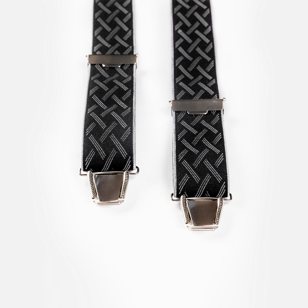 
                  
                    Bretelle noir ligne blanches Maxime pince
                  
                