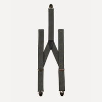 Bretelle vert profond zigzag Lucien face
