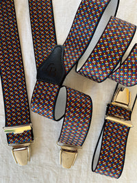 Bretelles bordeaux pointille Seraphin ensemble