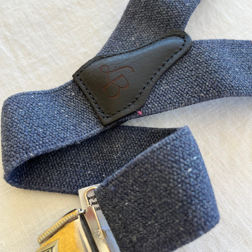 
                  
                    Bretelles homme Rdenim bleu jean Romain bande
                  
                