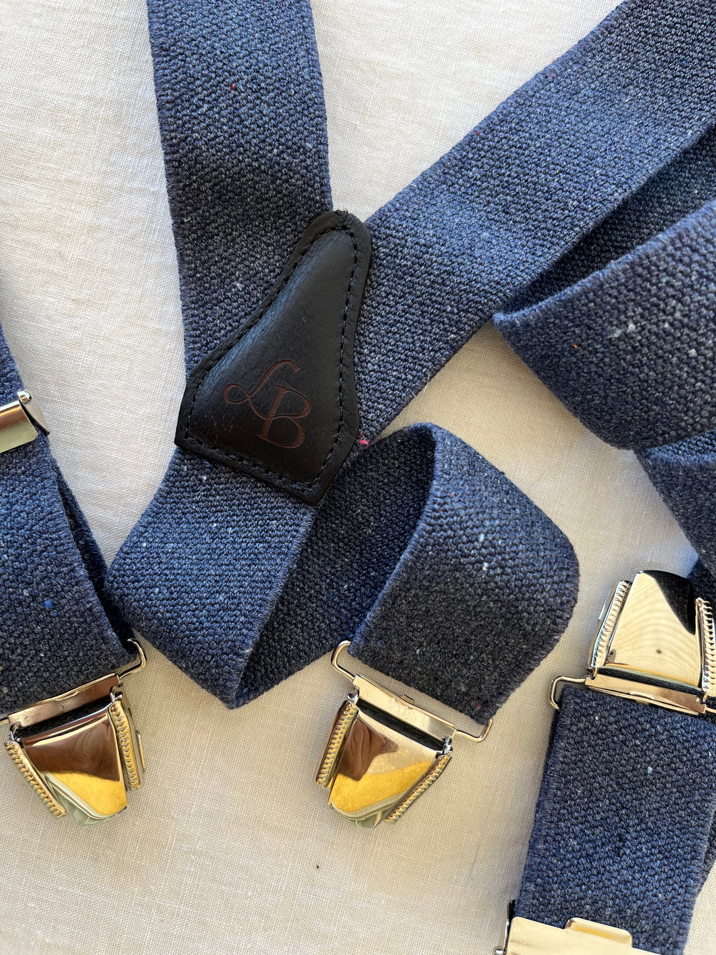 Bretelles homme Rdenim bleu jean Romain ensemble