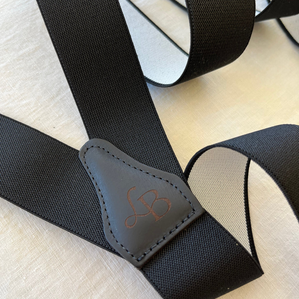 
                  
                    Bretelles homme Unie Noir de Jules dos cuir
                  
                