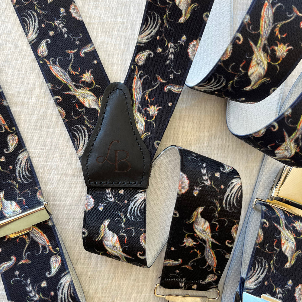 Bretelles homme noir phenix Arsene ensemble