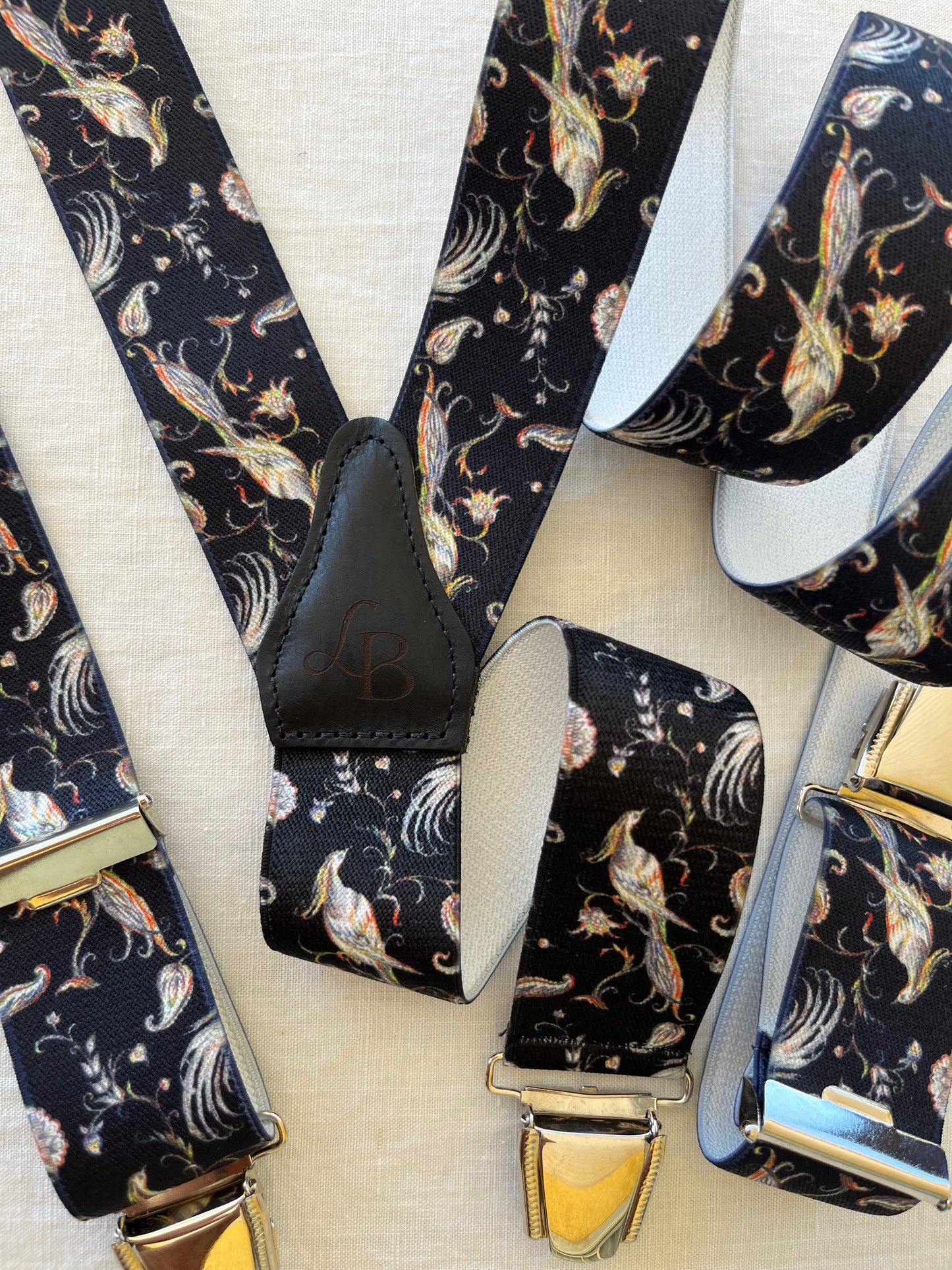 Bretelles homme noir phenix Arsene ensemble