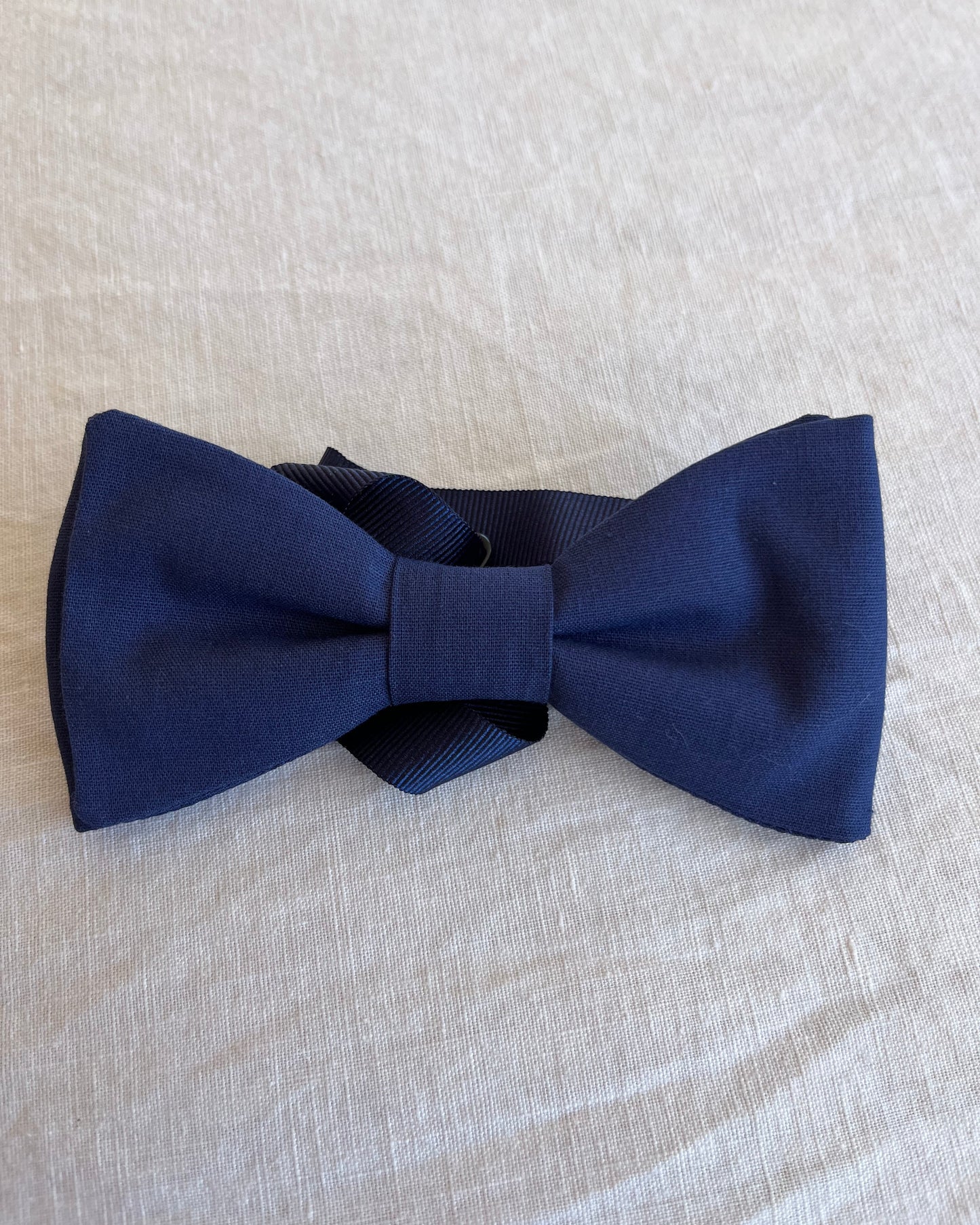 Noeud Papillon bleu marine Benoît face