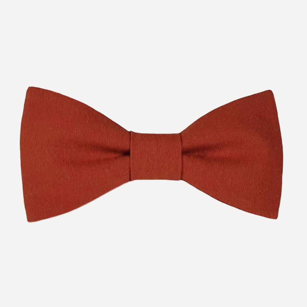 Noeud Papillon terracotta de Maurice