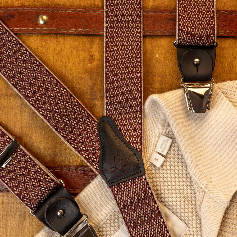 collection bretelle homme forme geometrique